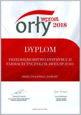 SLAWEX Laureatem nagrody „Orły Wprost”