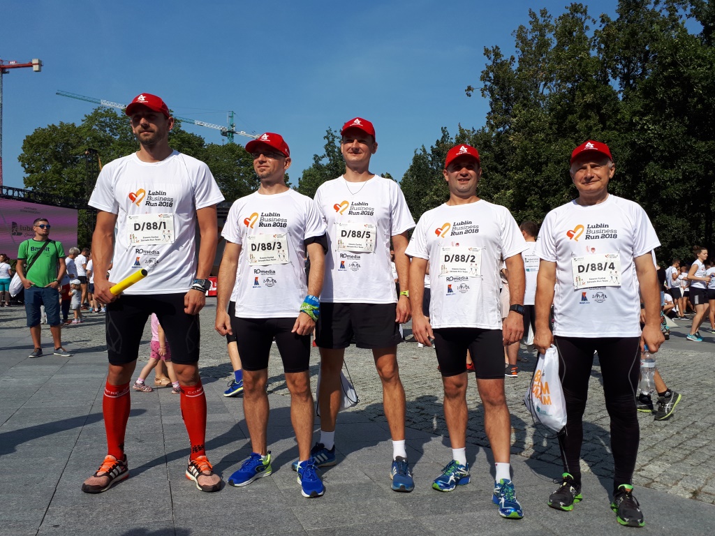 Drużyna Slawex na Lublin Business Run