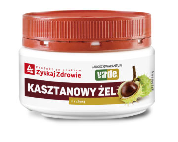 KASZTANOWY ŻEL Z  RUTYNĄ