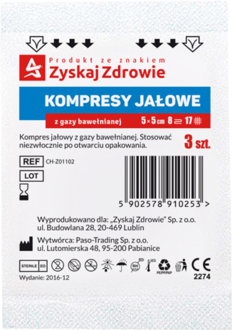 KOMPRESY JAŁOWE